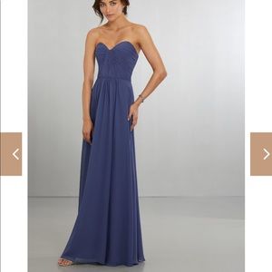 Morilee Chiffon Bridesmaid Dress- Storm